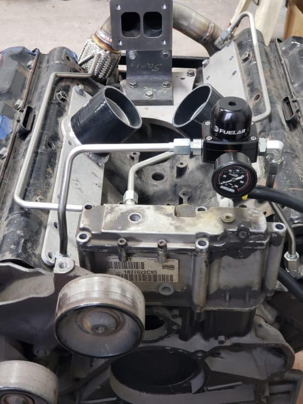 Regulated return fuel system irate diesel performance