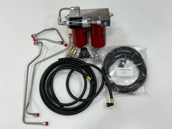 94-97 7.3L OBS COMPLETE FUEL SYSTEM (Includes Regulated Return) NOW WITH NEW BOSCH 464-200 PUMP AND BILLET FILTER BASE!