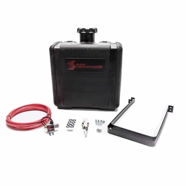 7 Gal. Water-Methanol Tank Upgrade Quick-Connect Fittings (W/Brackets, Solenoid, Hose & All Necessary Fittings) (15Lx17Hx9W)