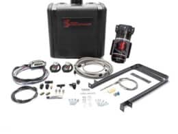 Diesel Stage 3 Boost Cooler Water-Methanol Injection Kit Ford 7.3/6.0/6.4/6.7 Powerstroke (Stainless Steel Braided Line, 4AN Fittings)