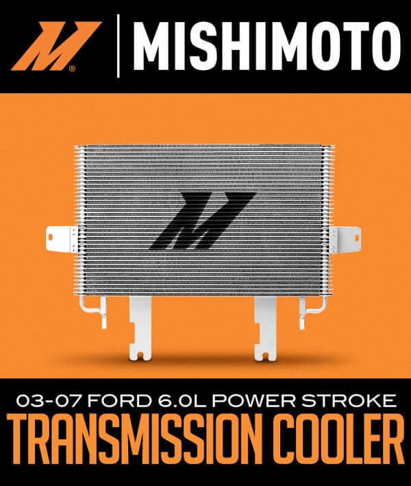Mishimoto transmission cooler upgrade.