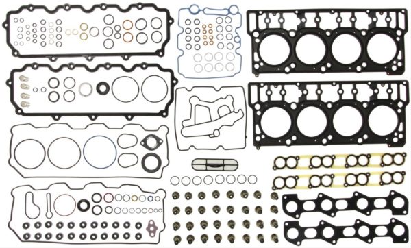 MAHLE Full Top End Head Set - 2003.5-2006 Ford Powerstroke 6.0L with 18mm Dowel Pins - HS54450