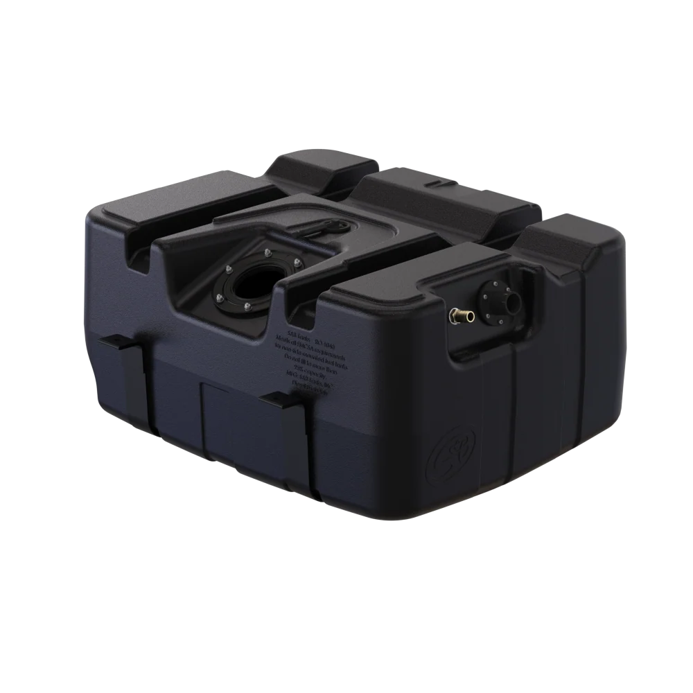 S&B 40 GALLON HIGH CAPACITY AFTER AXLE TANK FOR FORD OBS 1994-1997 FORD F250, F350 POWERSTROKE 7.3L 10-1040