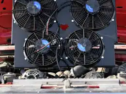 BLESSED PERFORMANCE DIRECT-FIT QUAD ELECTRIC FAN KIT 1994.5-1997 FORD 7.3L POWERSTROKE (BP73EF10KOBS)